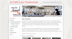 Desktop Screenshot of anja-es-kunst.de